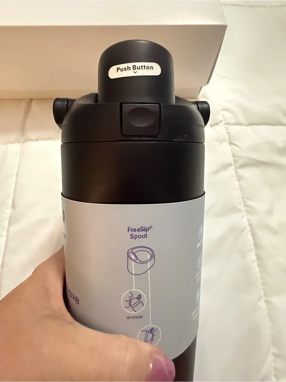Owala FreeSip Tumbler 30oz in Black